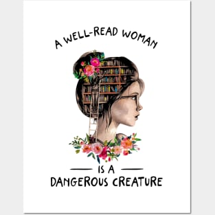 Well Read Woman Posters and Art